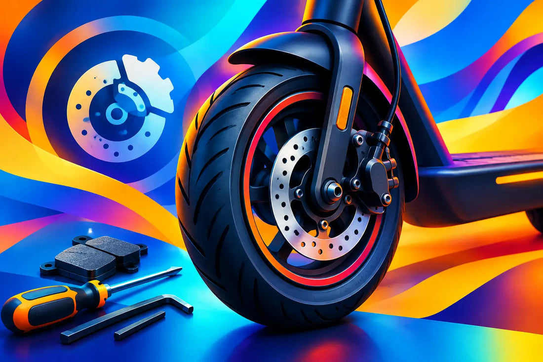 Mantenimiento frenos scooter eléctrico seguro